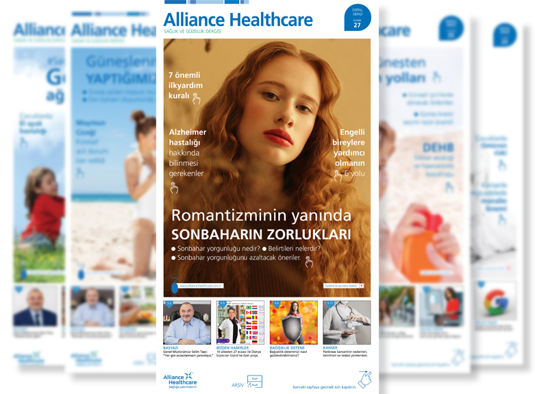 Alliance Healthcare Sağlık ve Güzellik Dergisi / Sayı: 27