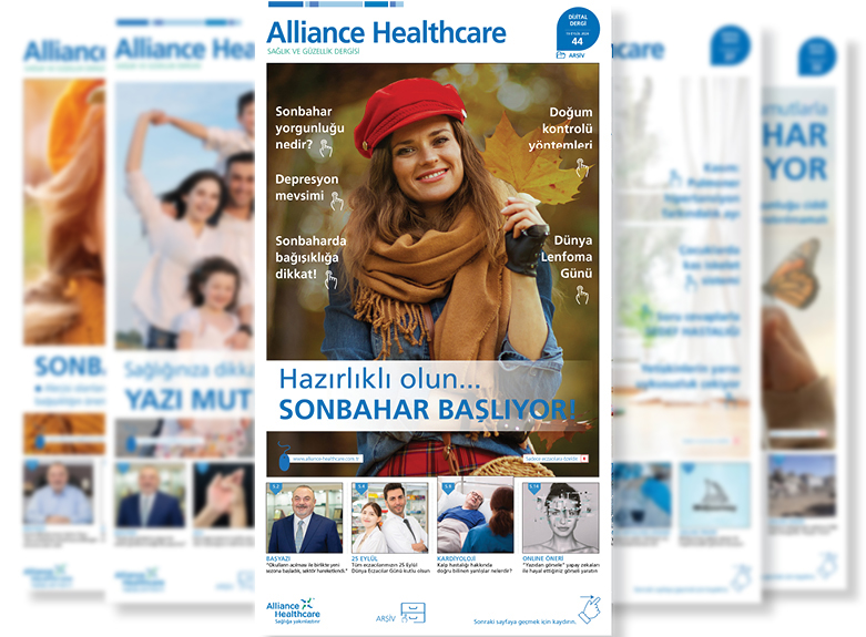 Alliance Healthcare Sağlık ve Güzellik Dergisi / Sayı: 44